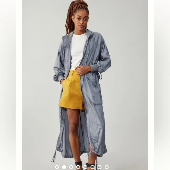 Anthropologie lightweight drawstring jacket - Picture 2 of 8